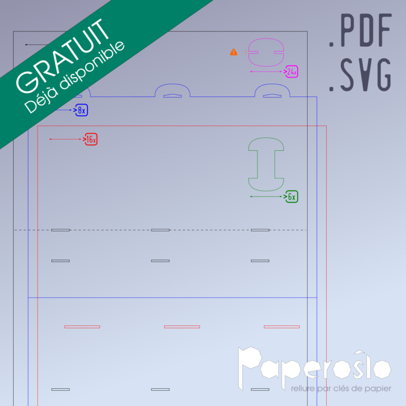 Paperoŝlo - Fichier PDF et SVG à télécharger